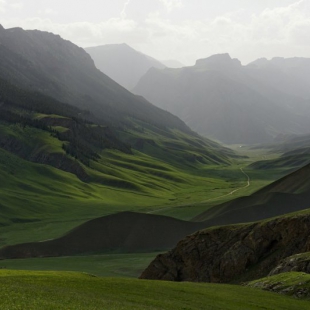 Mountain view, Song Kul